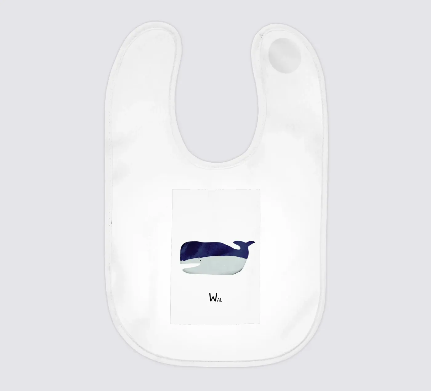 Wal Babylätzchen von Little Flourishes