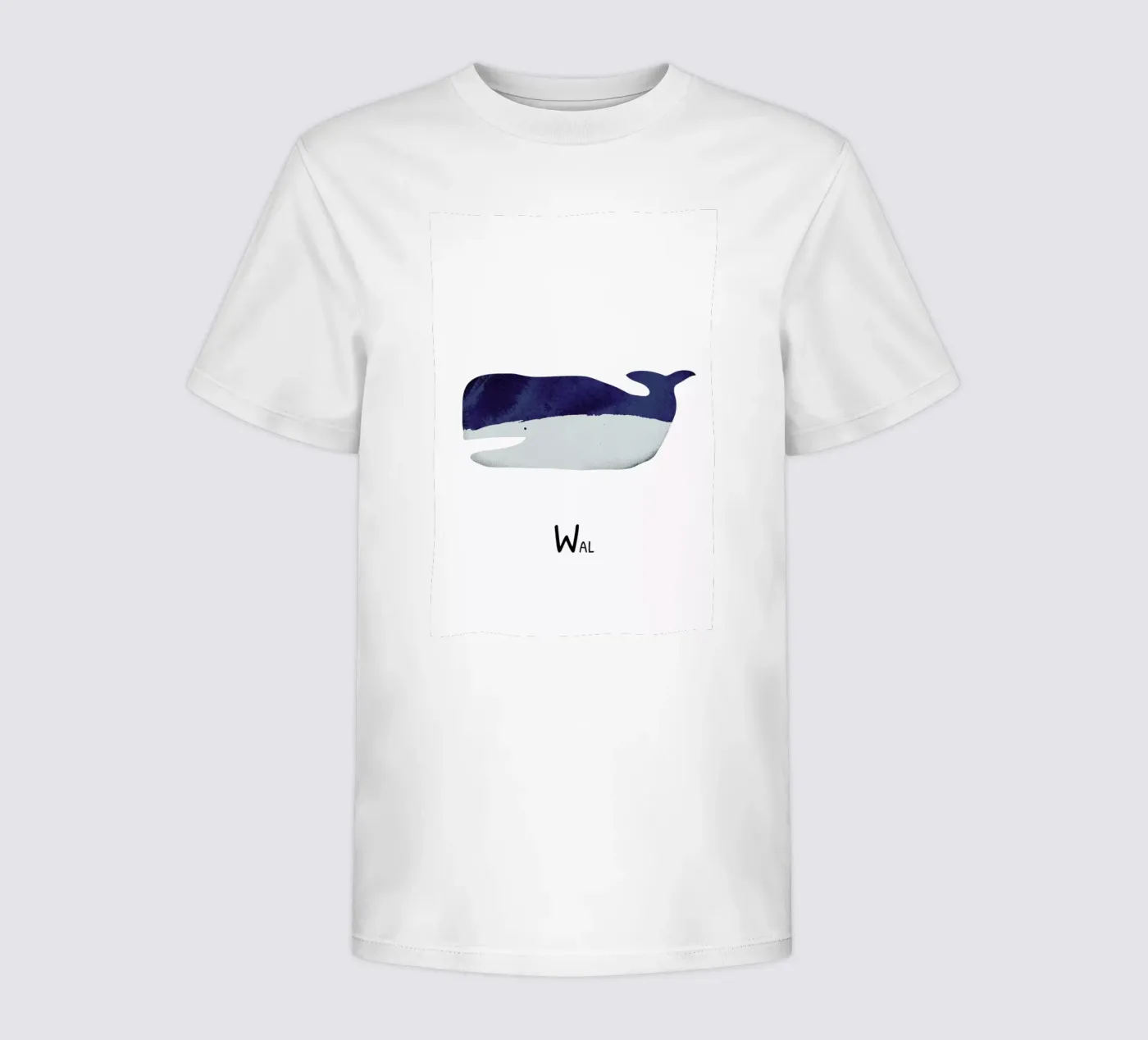 Wal kinder t-shirt van Little Flourishes
