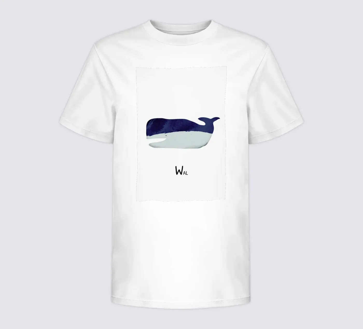 Wal kinder t-shirt van Little Flourishes