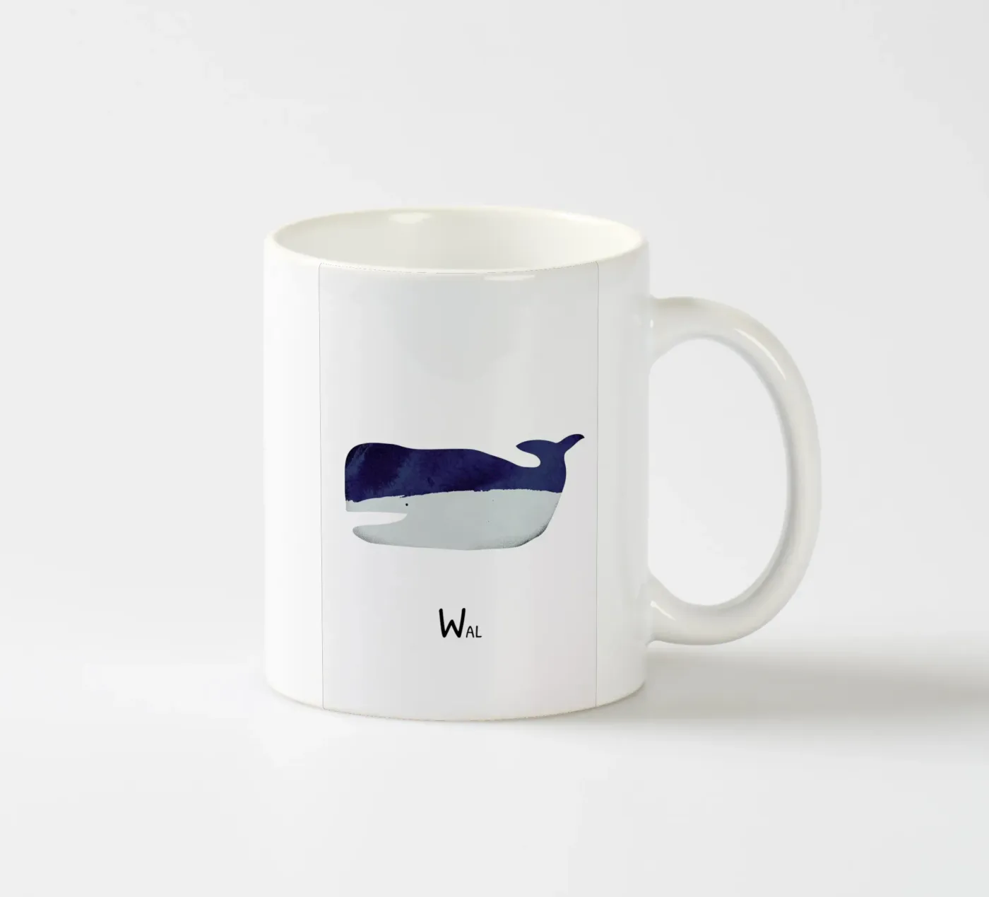Wal ceramic mug by Little Flourishes