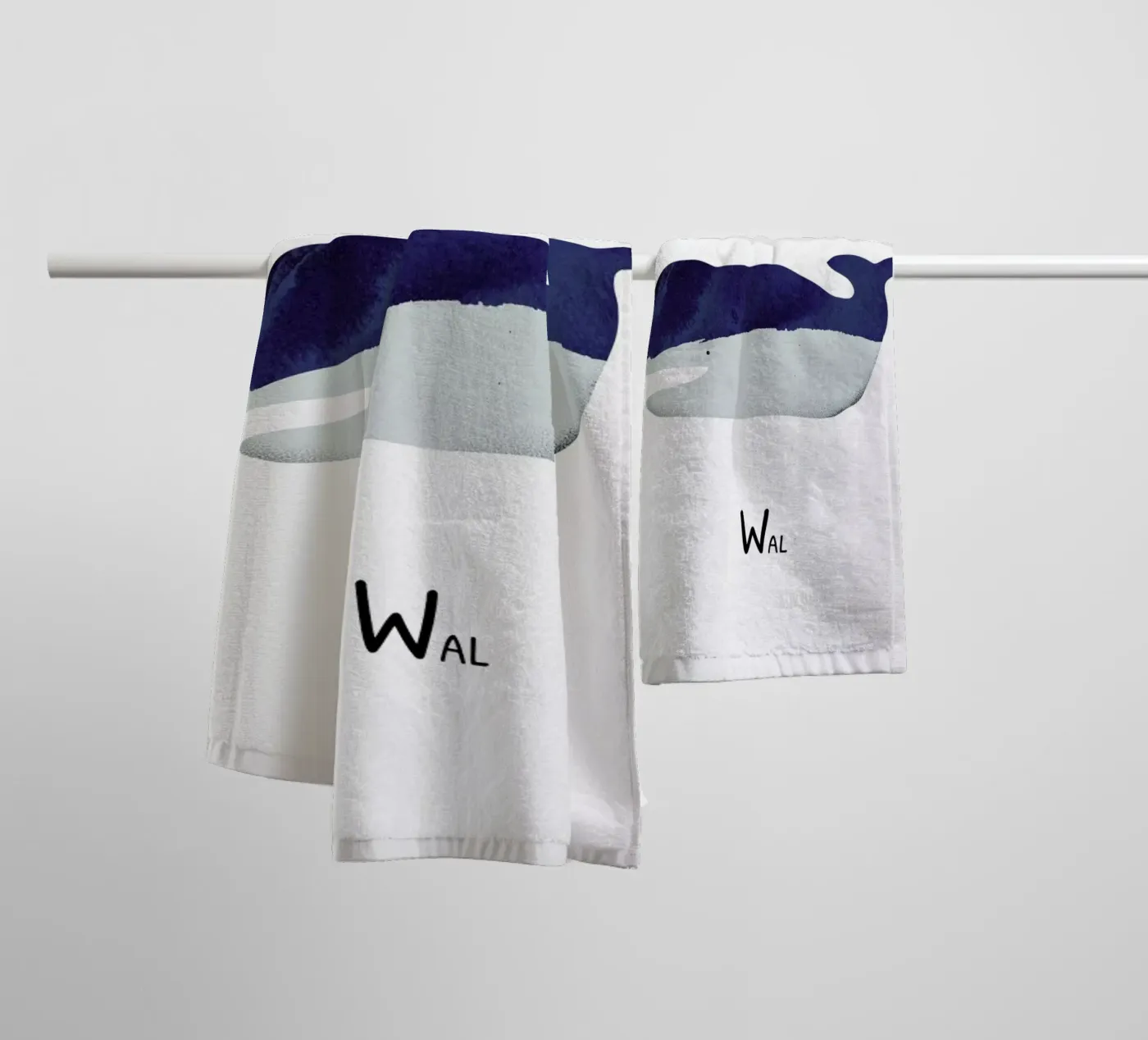 Wal badhanddoek van Little Flourishes