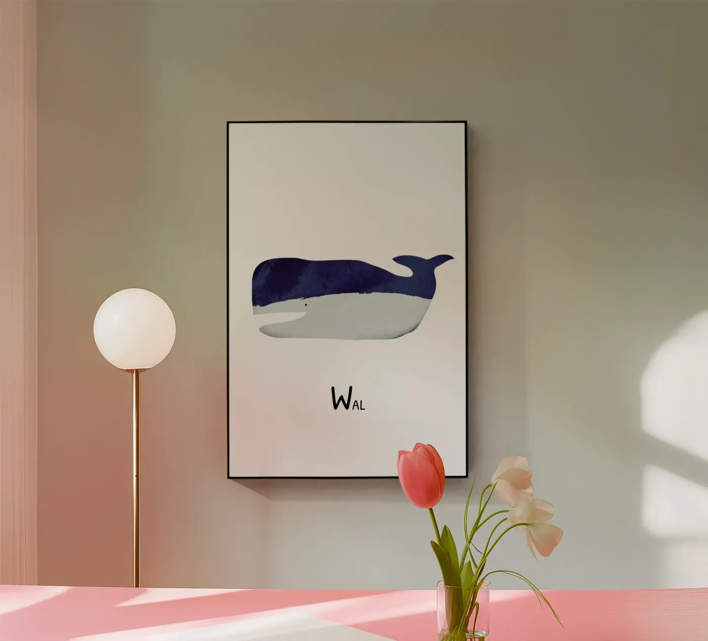 Wal plexiglas de Little Flourishes