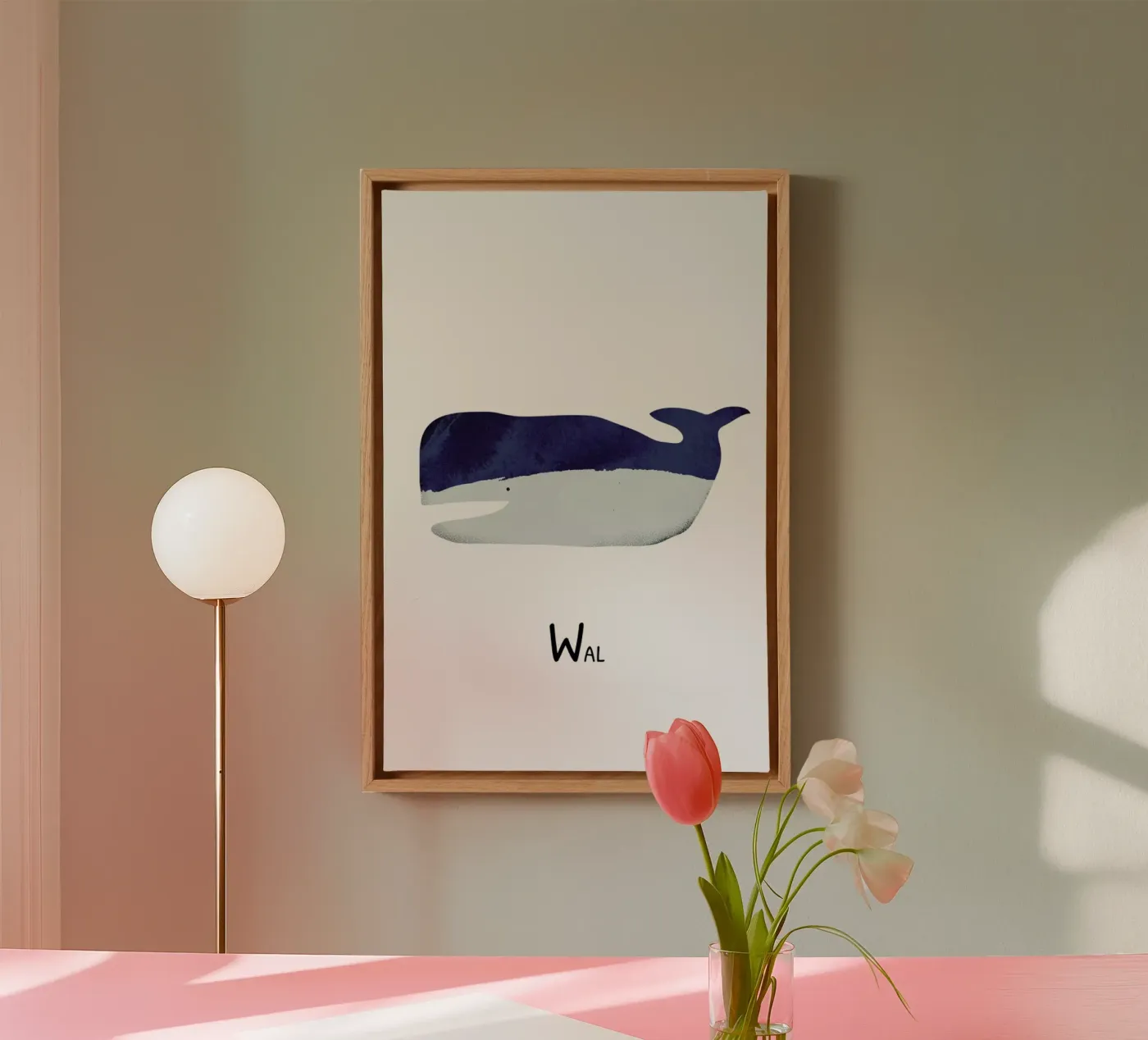 Wal canvas by Little Flourishes