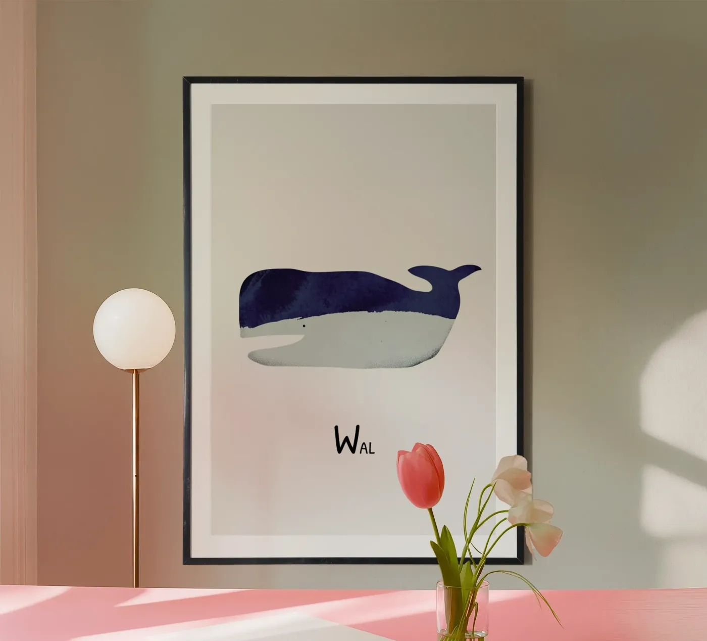 Wal poster by Little Flourishes