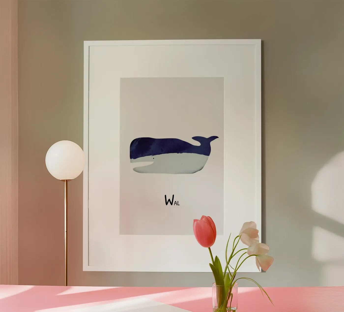 Wal poster by Little Flourishes
