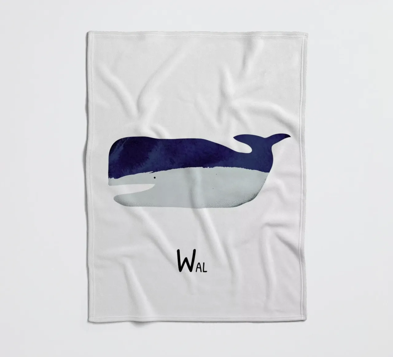 Wal Fleecedecke von Little Flourishes