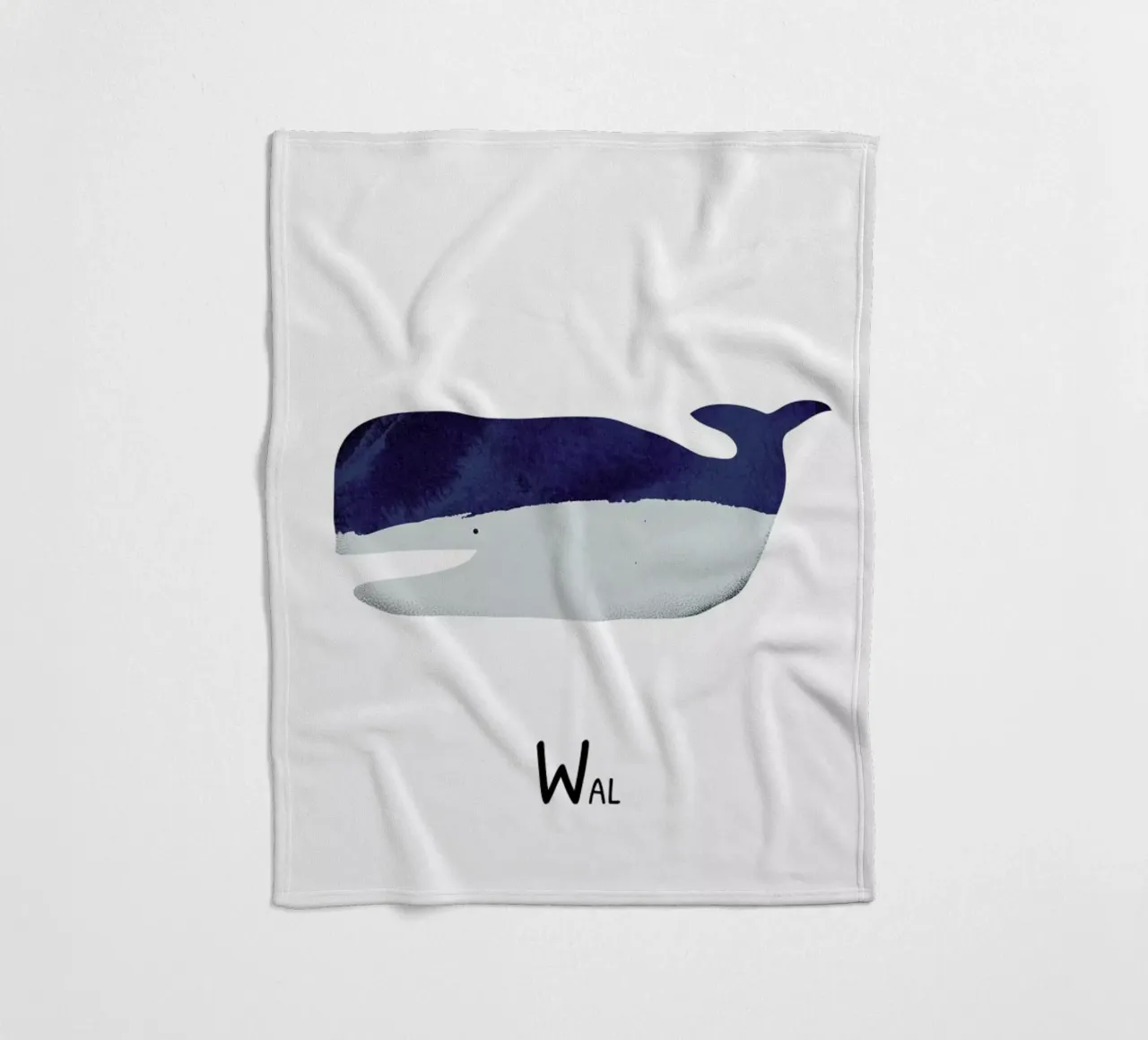 Wal Fleecedecke von Little Flourishes