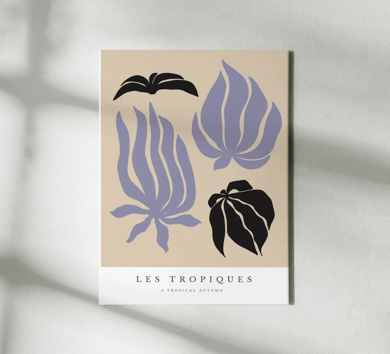Les Tropiques No 07 tela con Cornice a cassetta da treechild