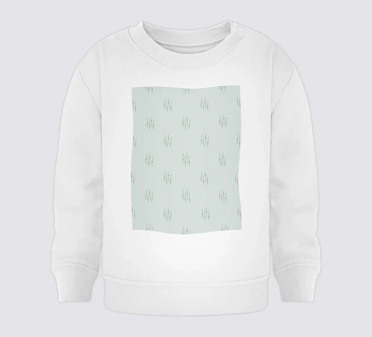 Linee decorative monocromatiche felpa neonato da Wackapacka