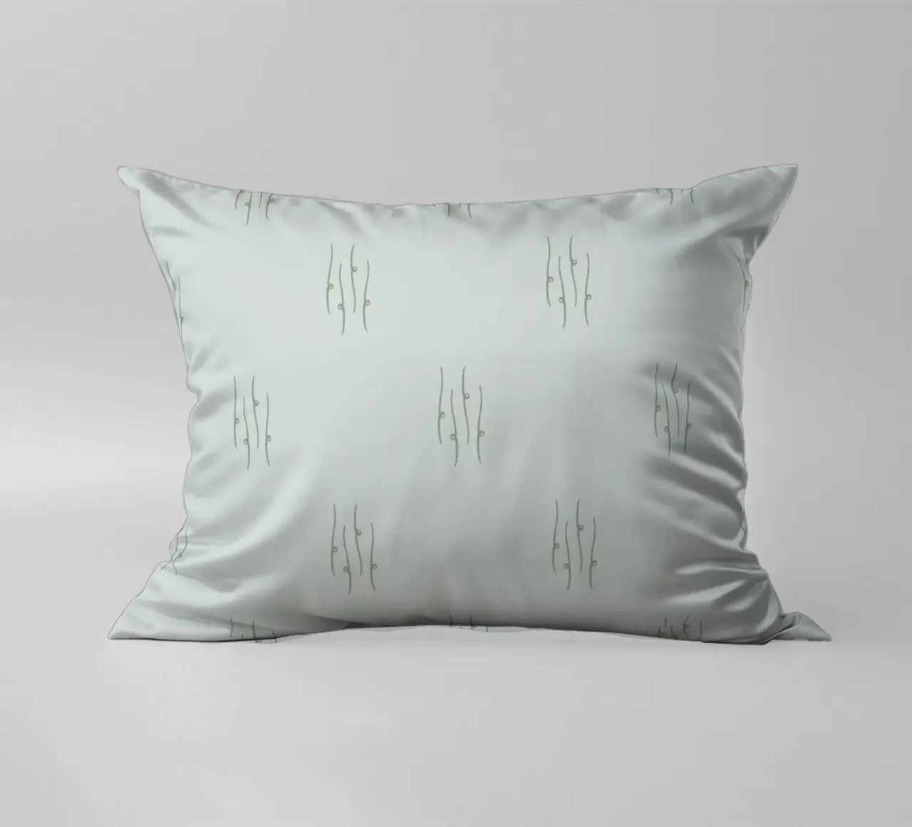 Linee decorative monocromatiche cuscino da Wackapacka