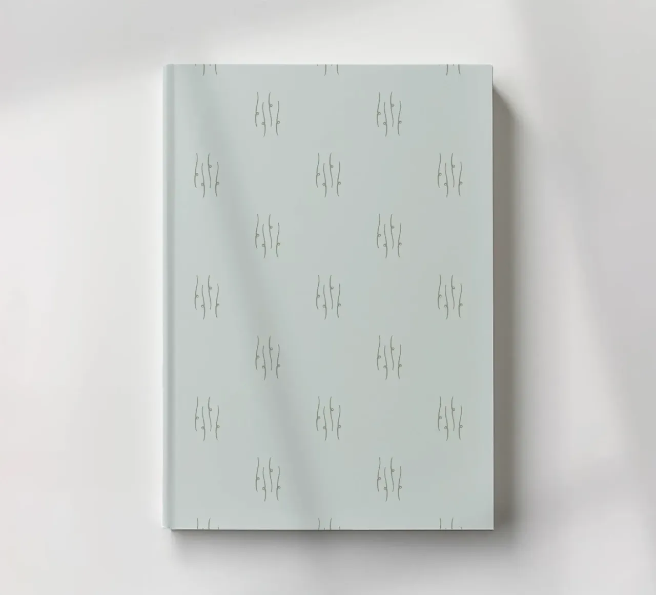 Monochrome decorative lines notebook by Wackapacka