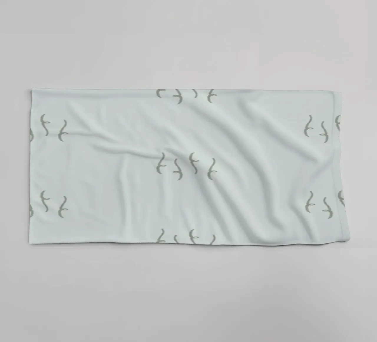 Linee decorative monocromatiche asciugamano da bagno da Wackapacka