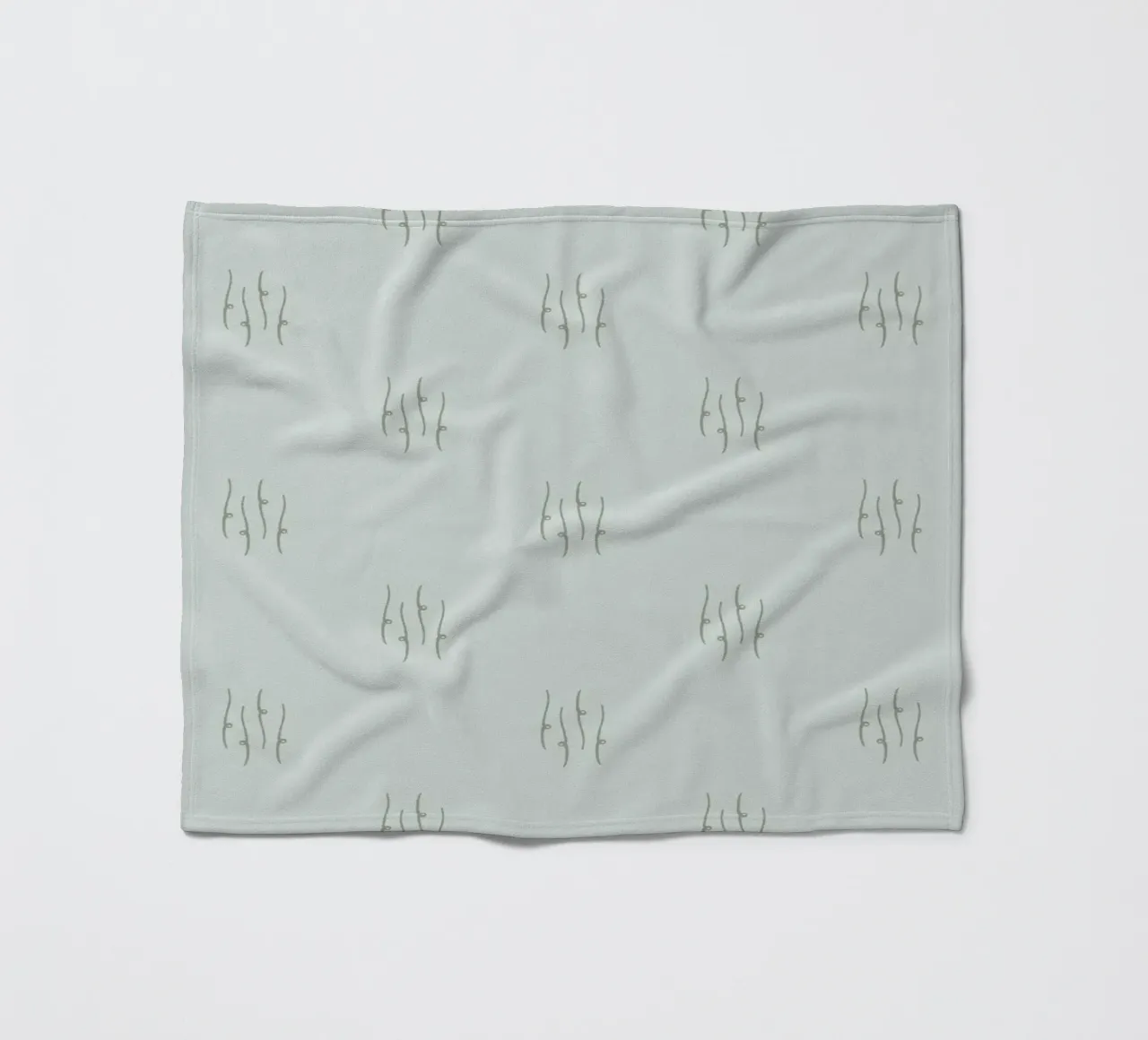 Linee decorative monocromatiche coperta in pile da Wackapacka