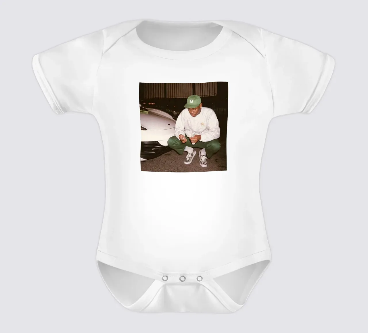 Tyler che conta i soldi body neonato maniche corte da Witon name shop