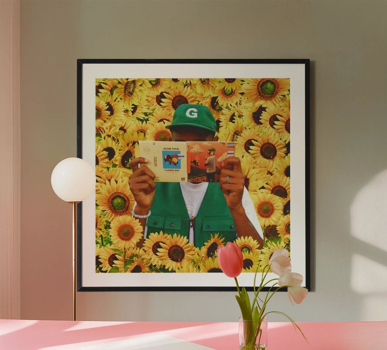 Tyler dans le jardin poster de Witon name shop