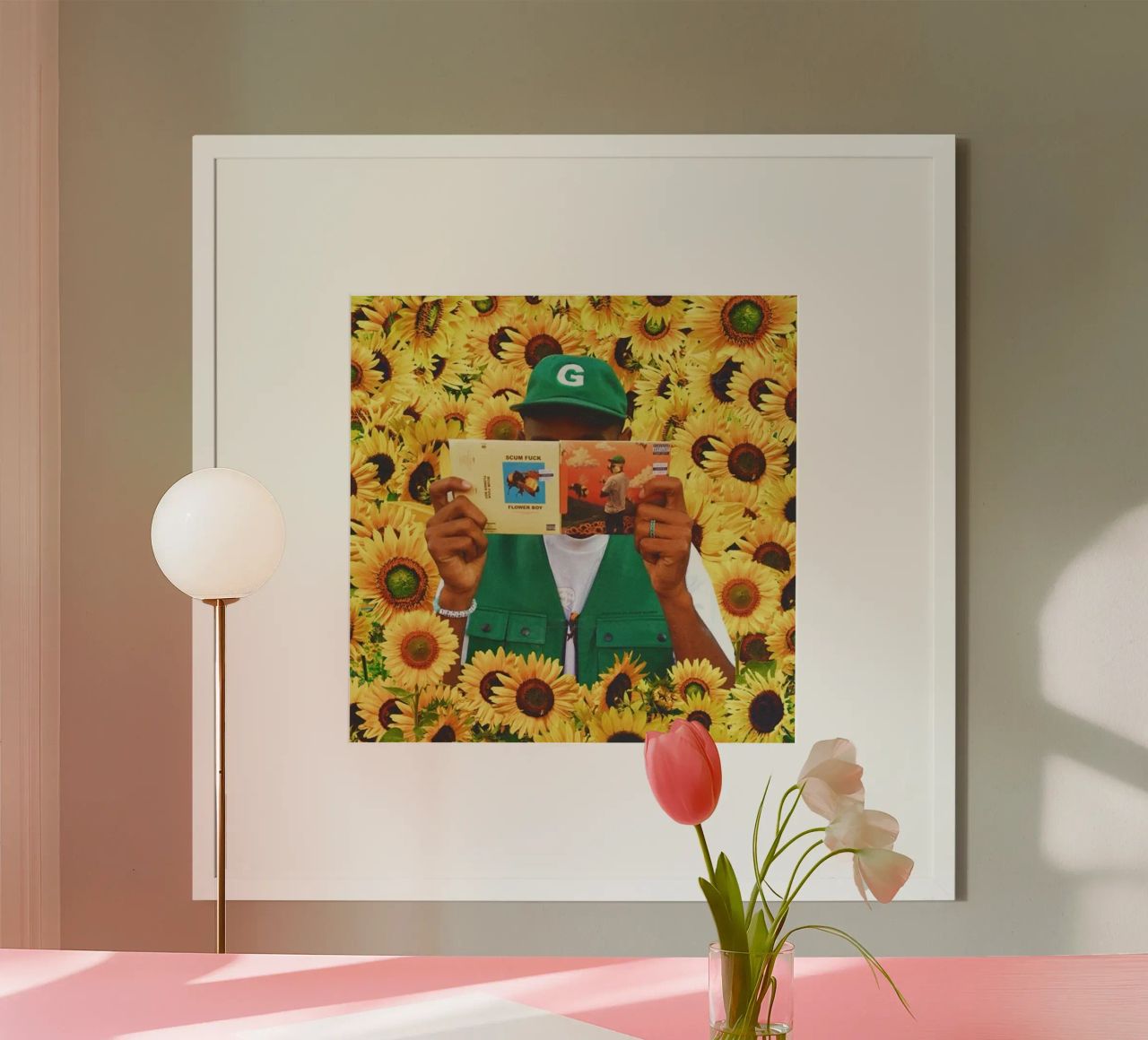 Tyler dans le jardin poster de Witon name shop