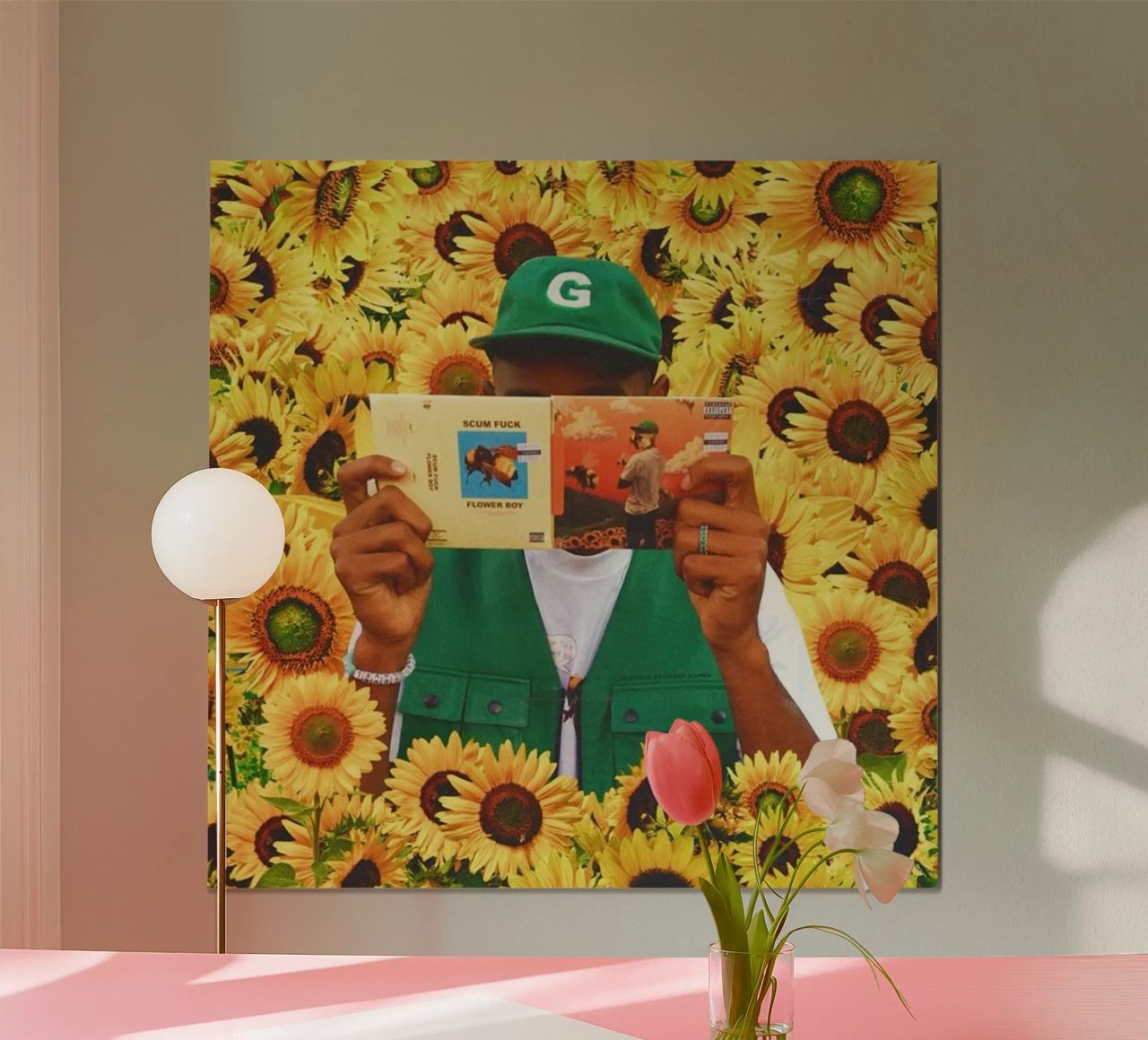 Tyler dans le jardin poster de Witon name shop