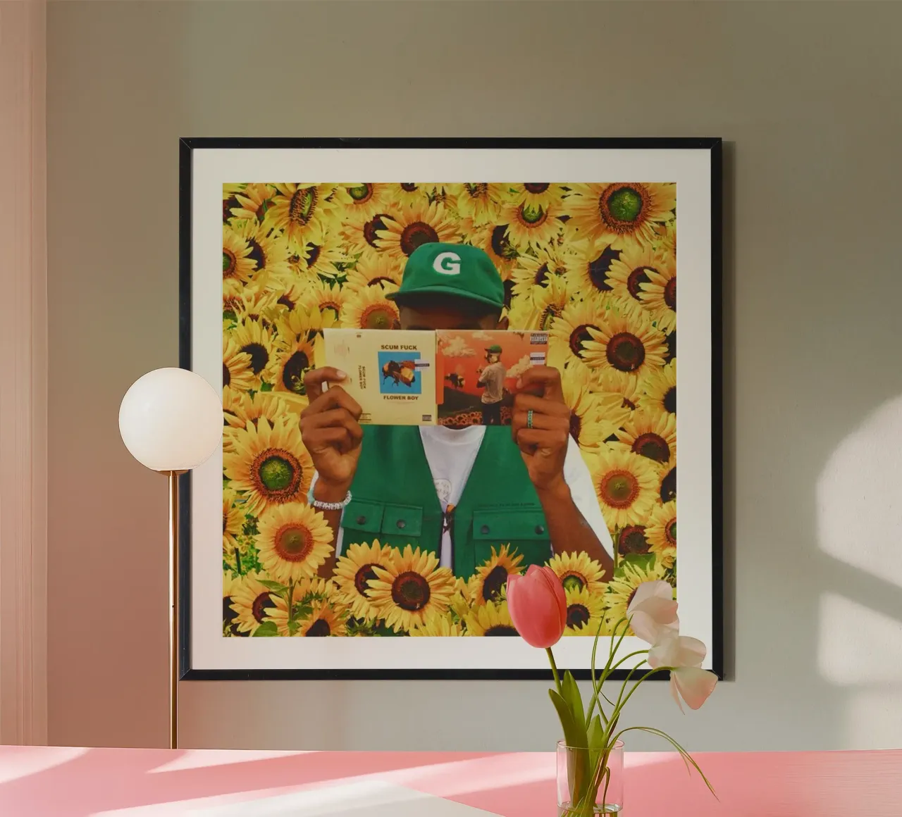 Tyler in giardino poster da Witon name shop
