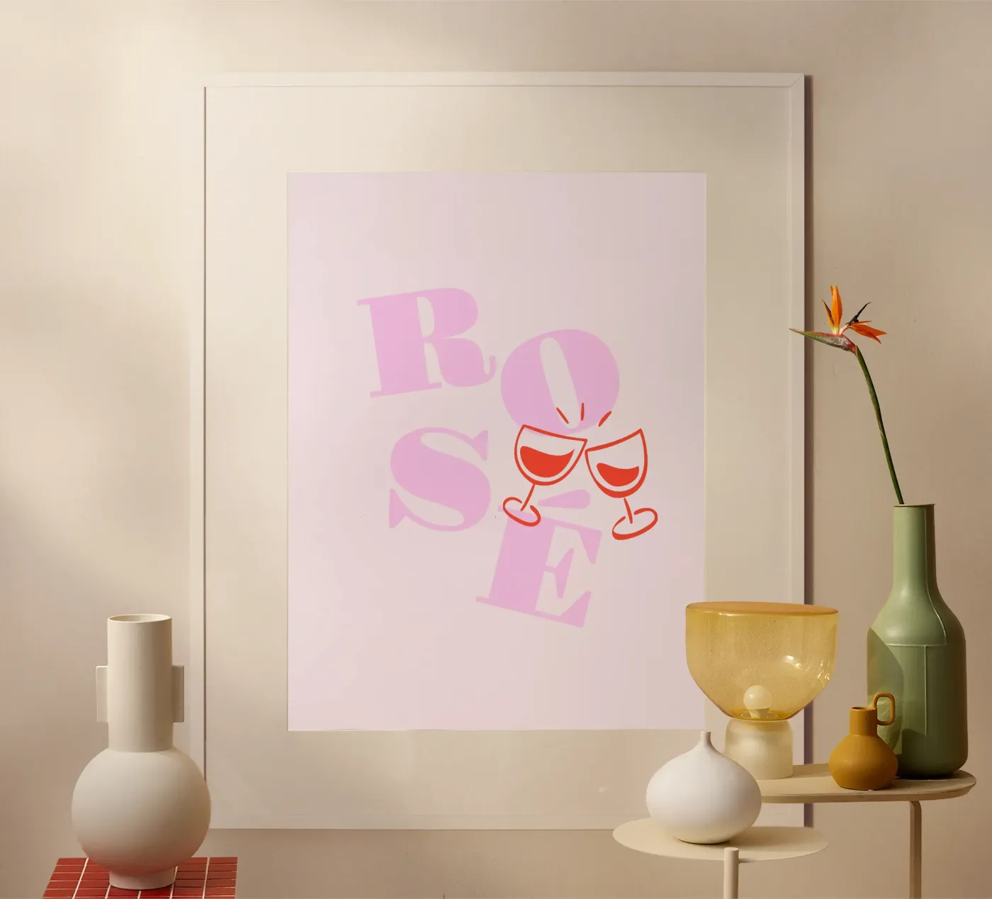 Rosé wine poster da Bureau Purpur