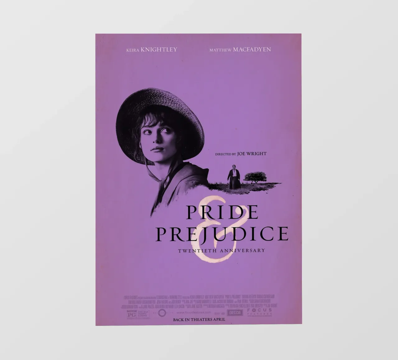 Pride and Prejudice pellicola backlit da Attaboy Dsgn