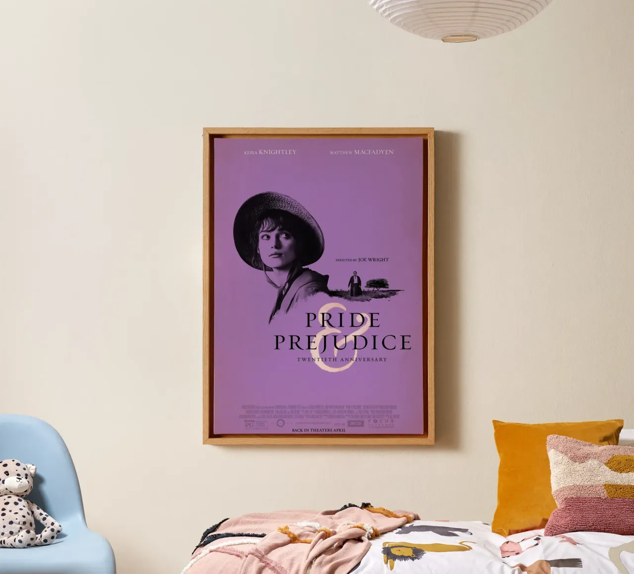 Pride and Prejudice tela con Cornice a cassetta da Attaboy Dsgn