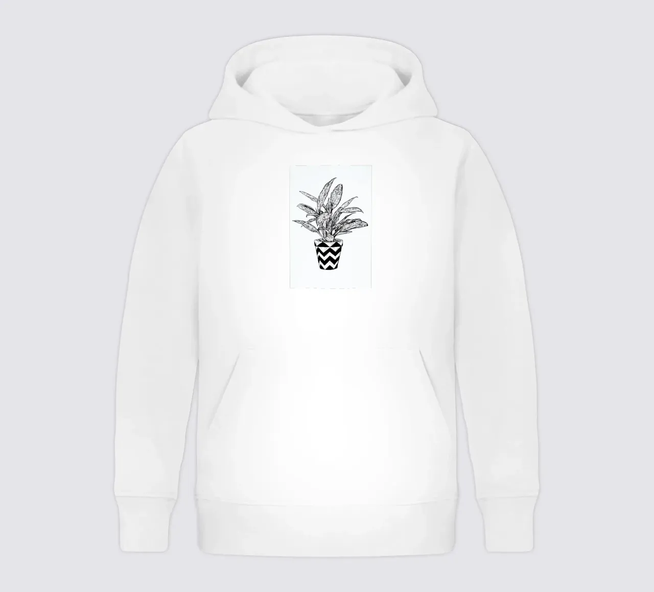 Chinese Evergreen felpa bambino con cappuccio da Nick Cocozza
