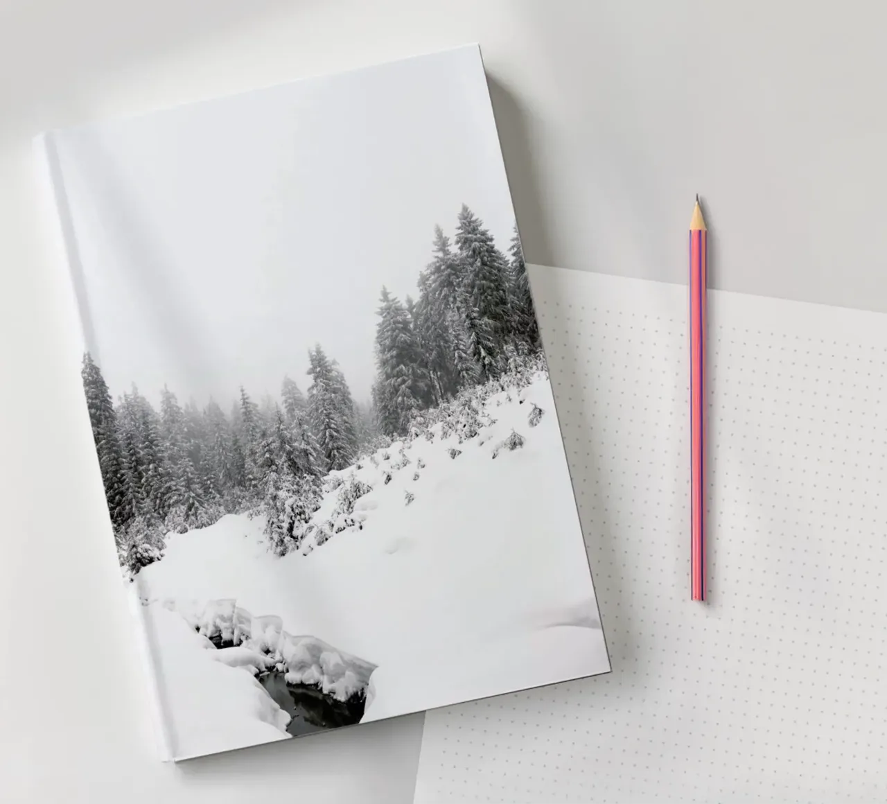 Black River, White Winter Forest diario da Studio Nahili