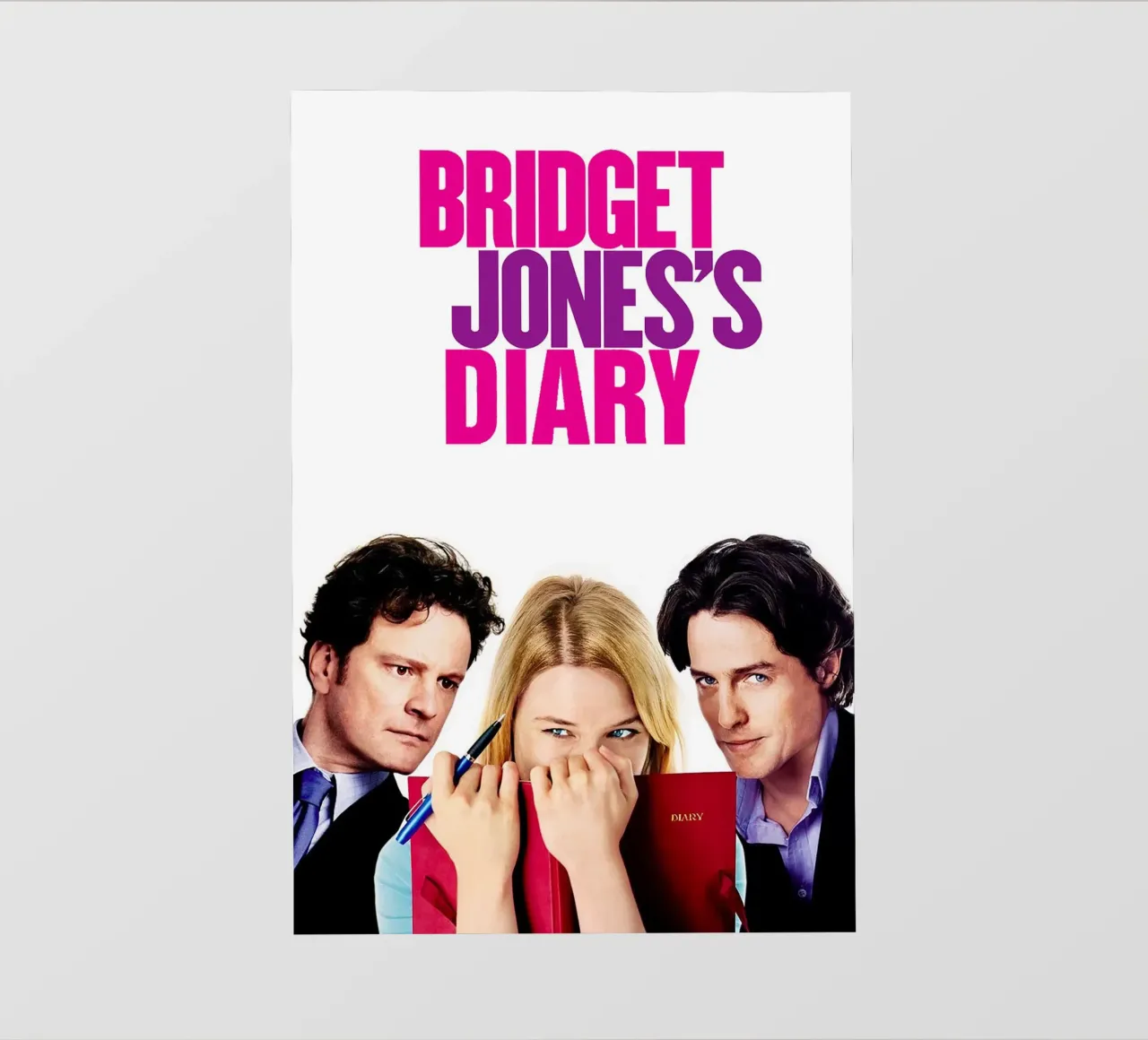 Bridget Jones's Diary pellicola backlit da Attaboy Dsgn