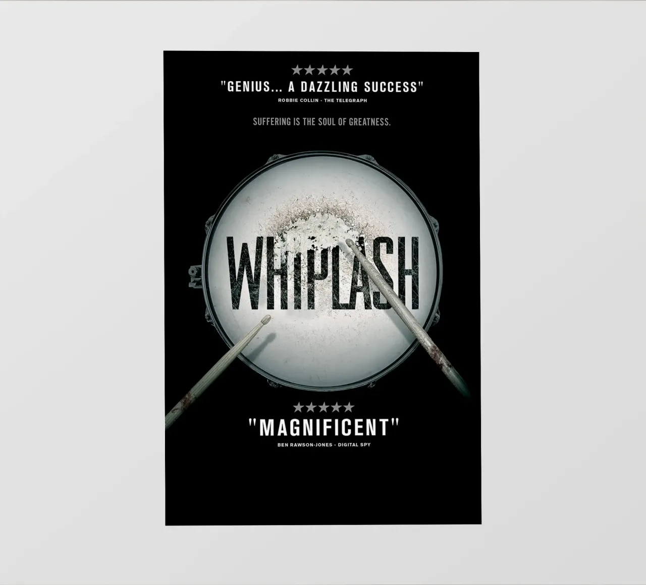 Whiplash pellicola backlit da Attaboy Dsgn