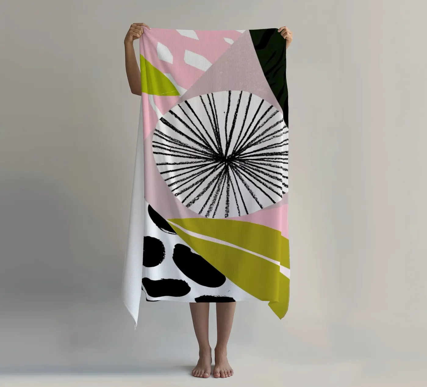 Cameroon beach towel by Tom Abbiss Smith