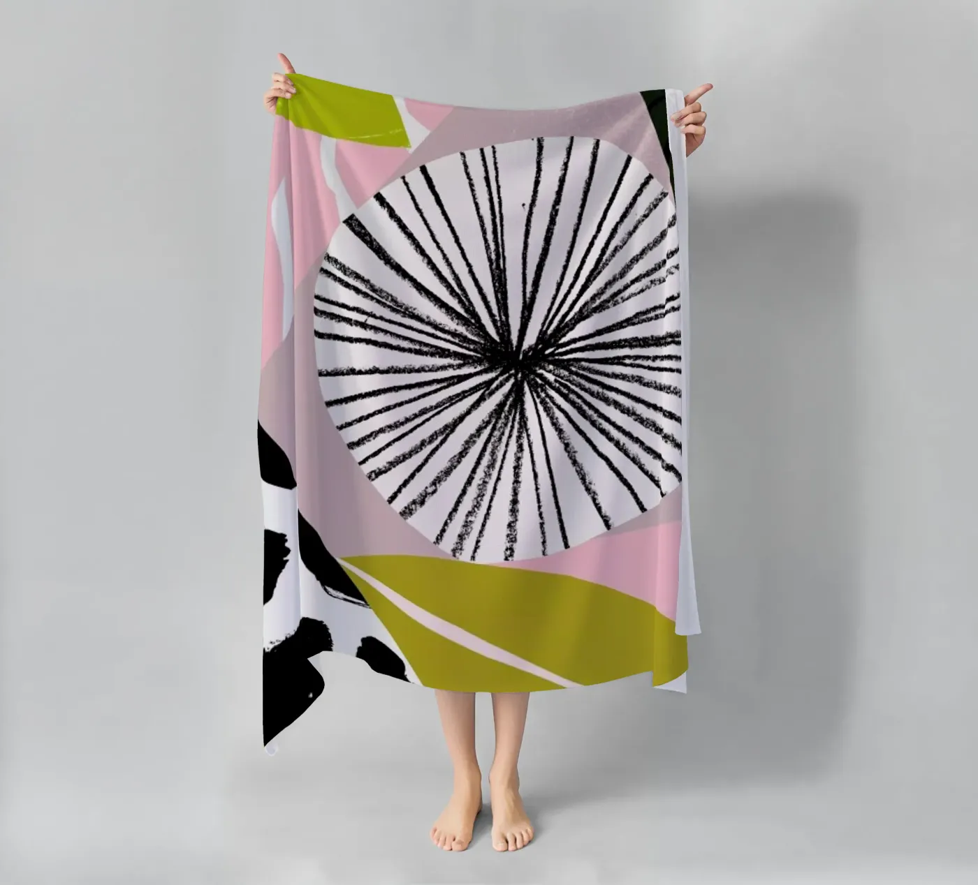 Cameroon beach towel by Tom Abbiss Smith
