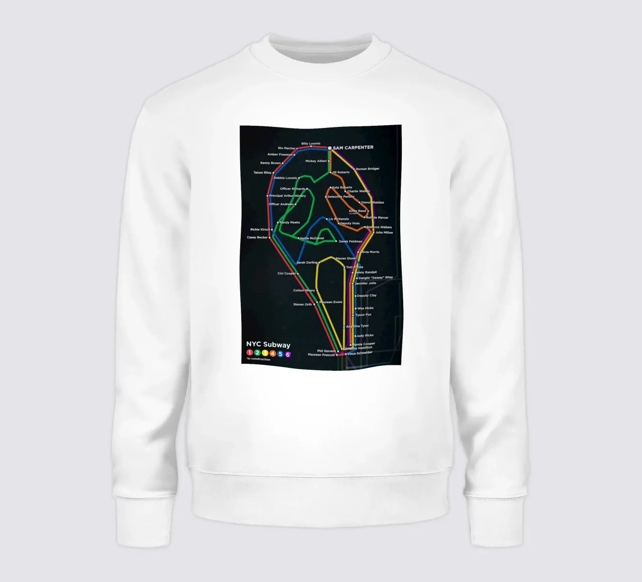 Scream New York Subway Transit felpa da Attaboy Dsgn