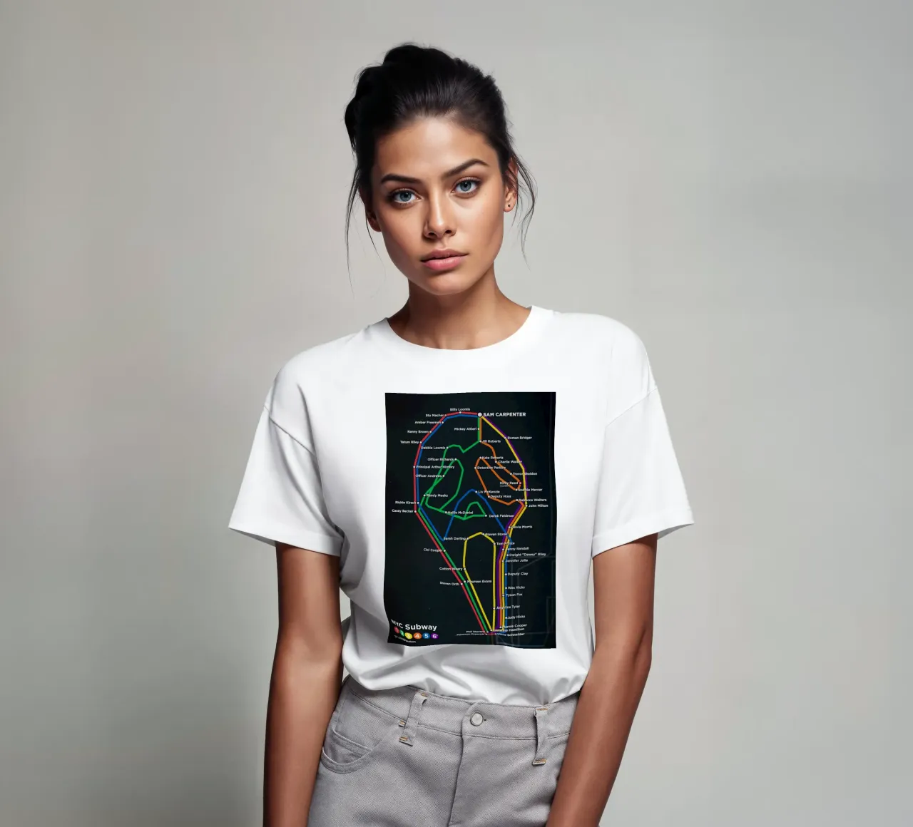 Scream New York Subway Transit t-shirt da Attaboy Dsgn