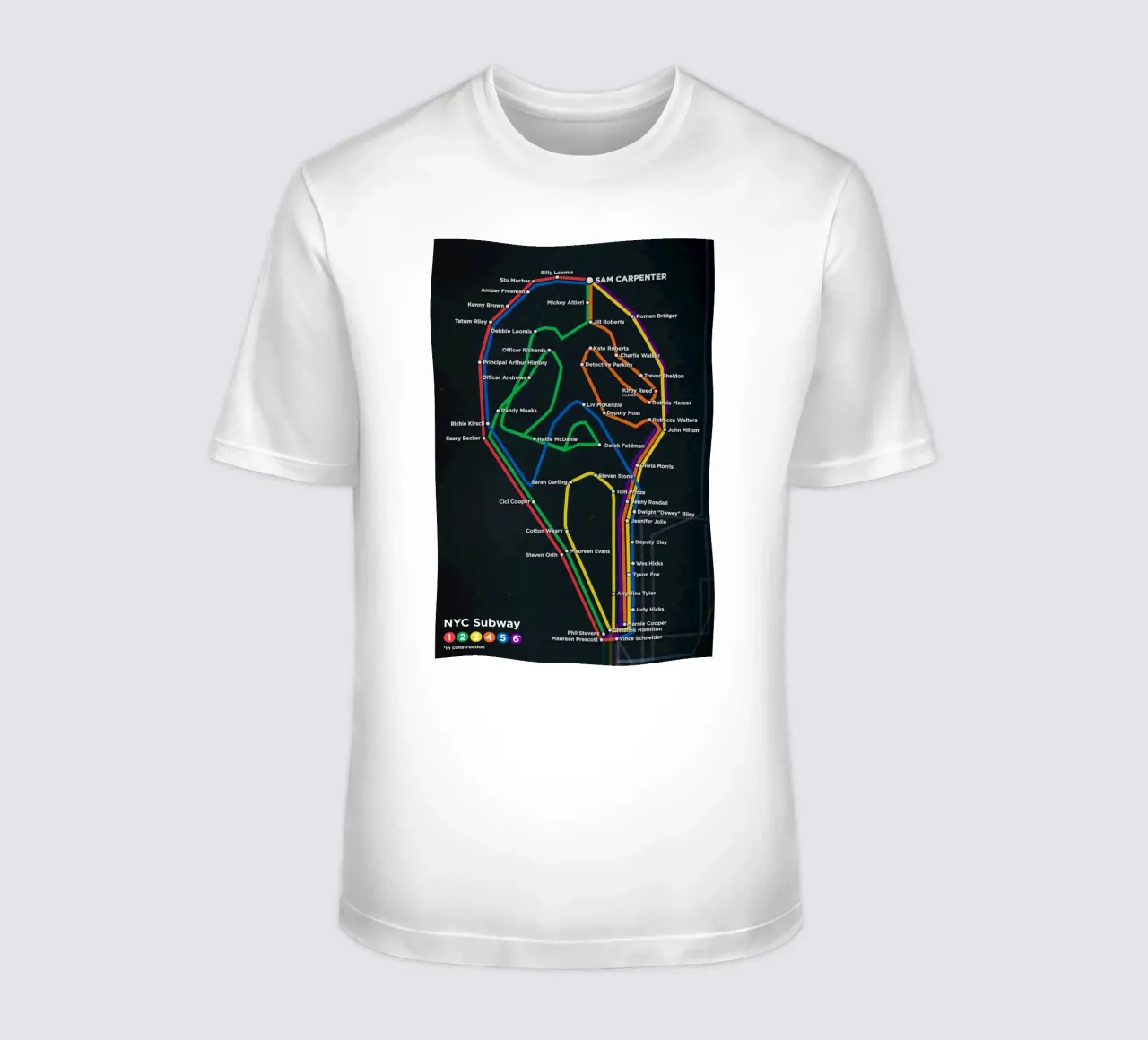 Scream New York Subway Transit t-shirt da Attaboy Dsgn
