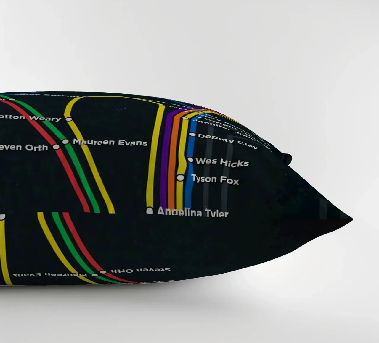 Scream New York Subway Transit cuscino da Attaboy Dsgn