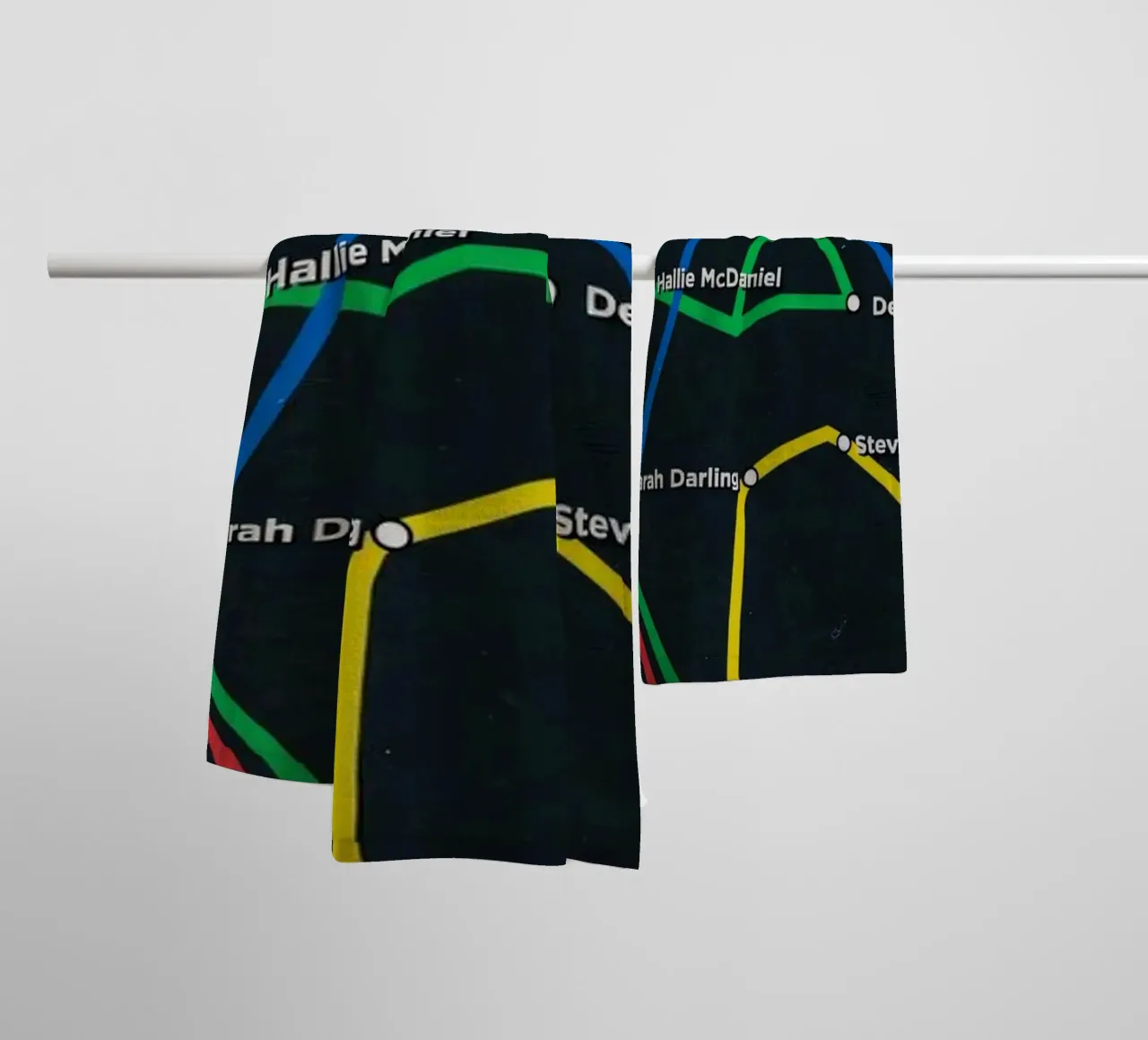 Scream New York Subway Transit asciugamano da bagno da Attaboy Dsgn
