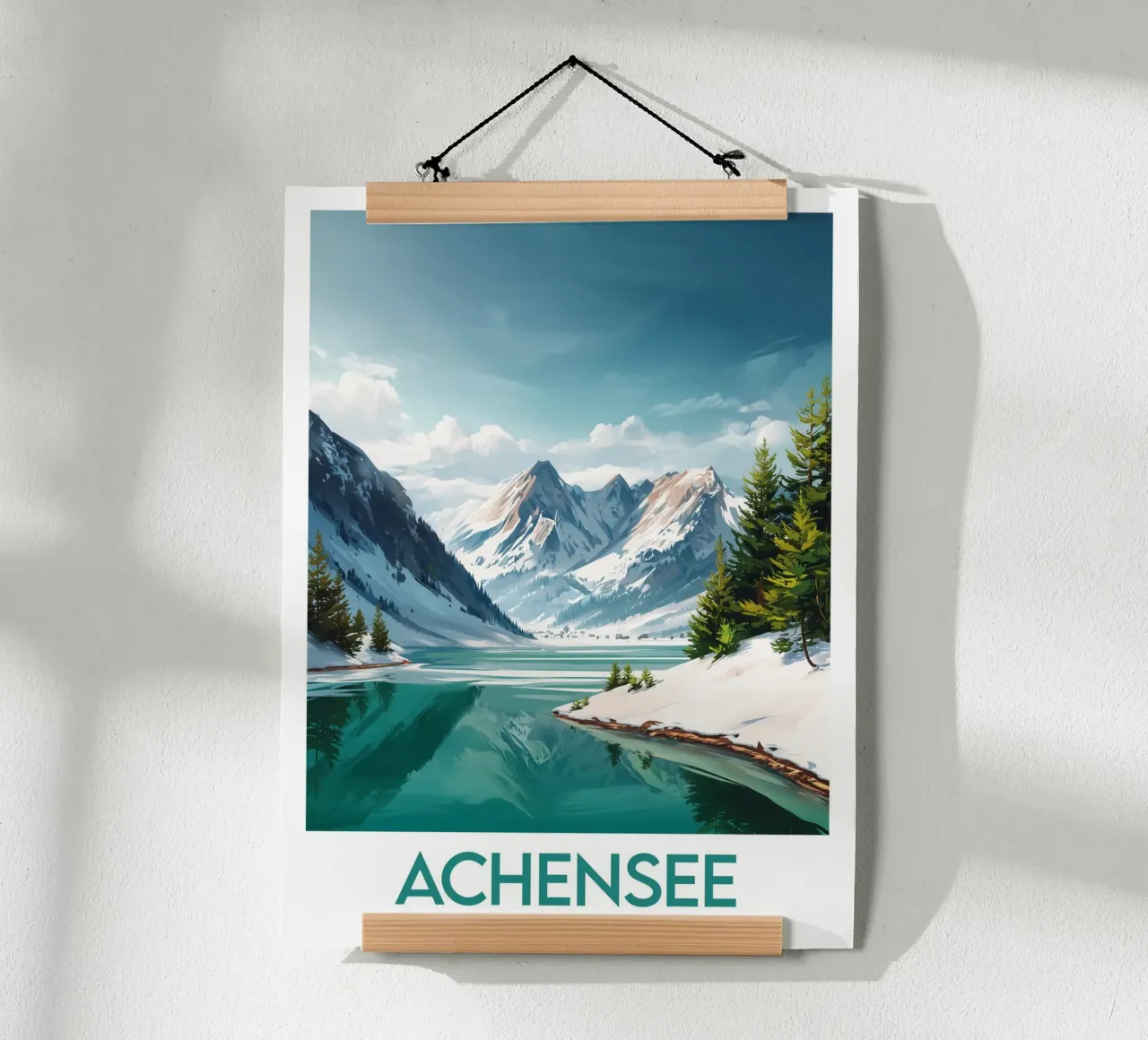Affiche Achensee Autriche Poster von Frame the World