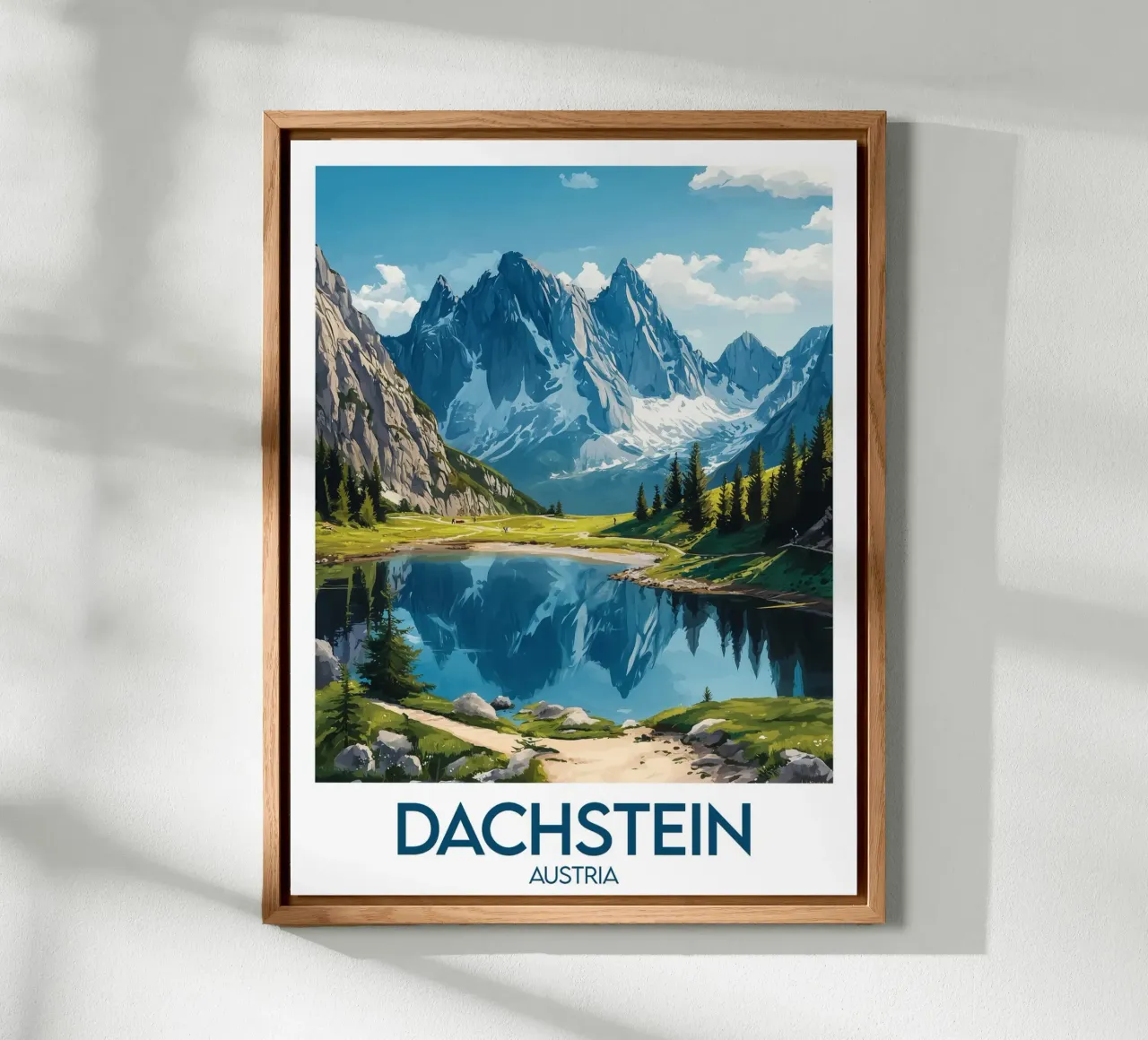 Affiche Dachstein alluminio dibond da Frame the World