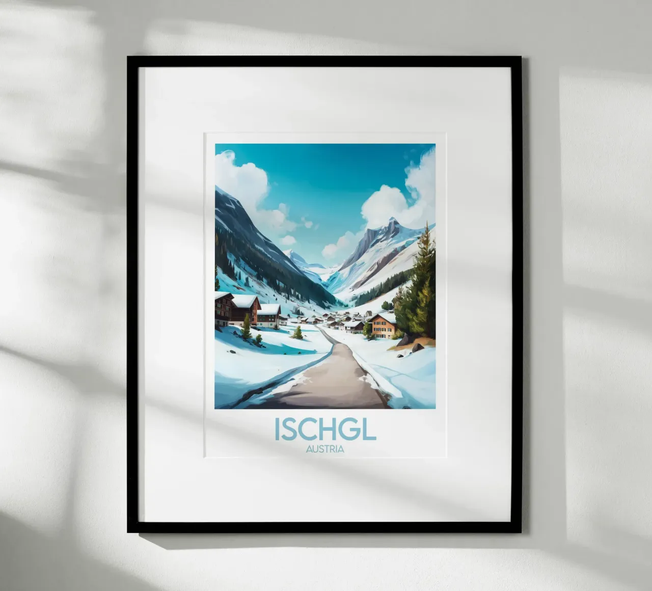 Affiche Ischgl poster da Frame the World