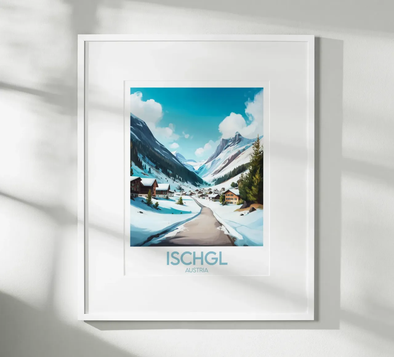 Affiche Ischgl poster da Frame the World