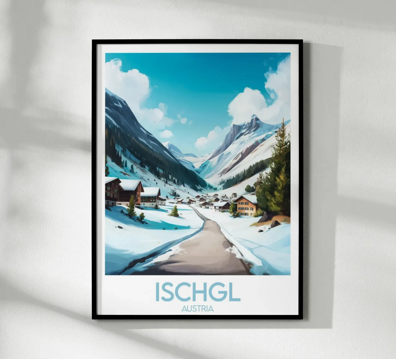 Affiche Ischgl poster da Frame the World