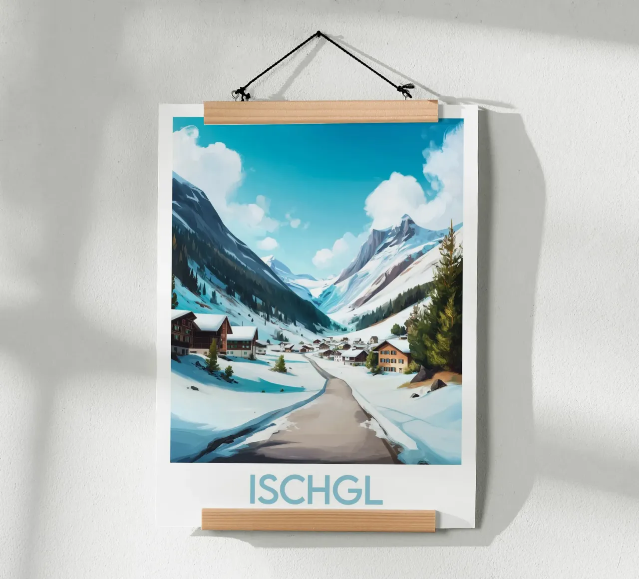 Affiche Ischgl poster da Frame the World