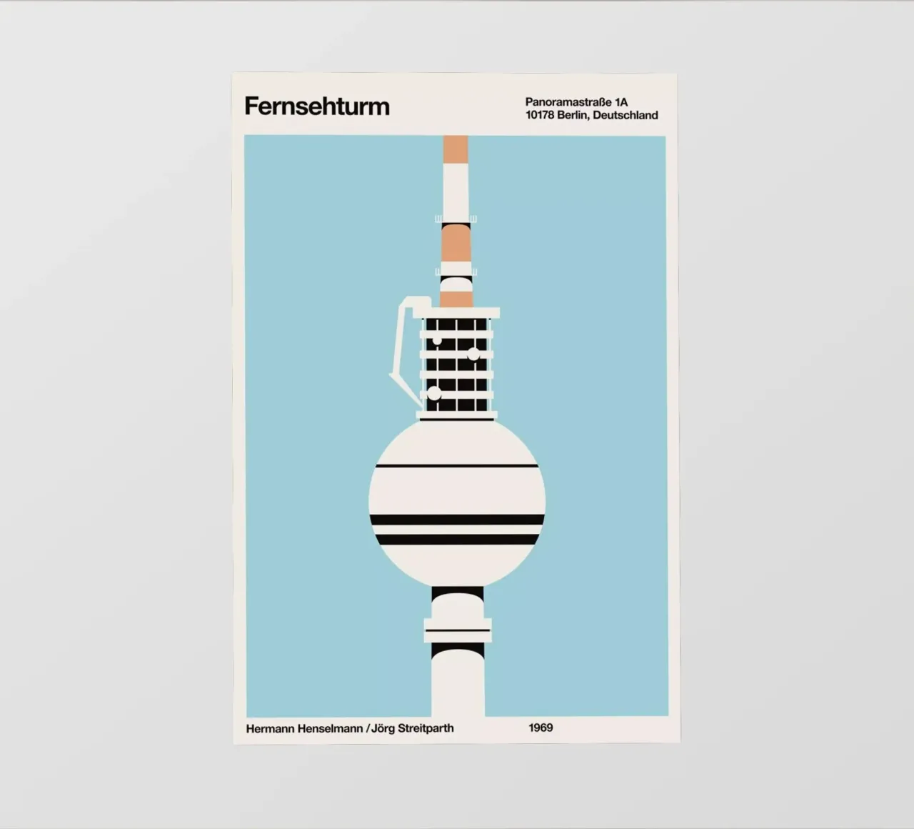 Fersehturm telo in pvc da Florent Bodart