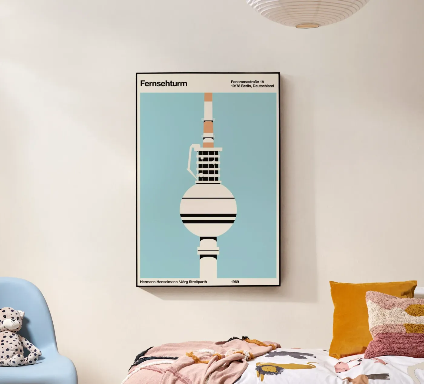 Fersehturm Acryl-Glas von Florent Bodart