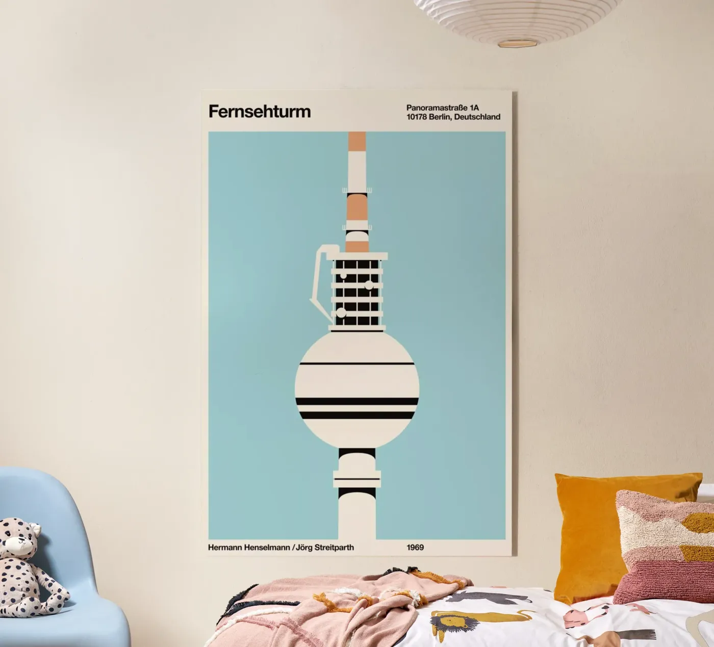 Fersehturm Acryl-Glas von Florent Bodart