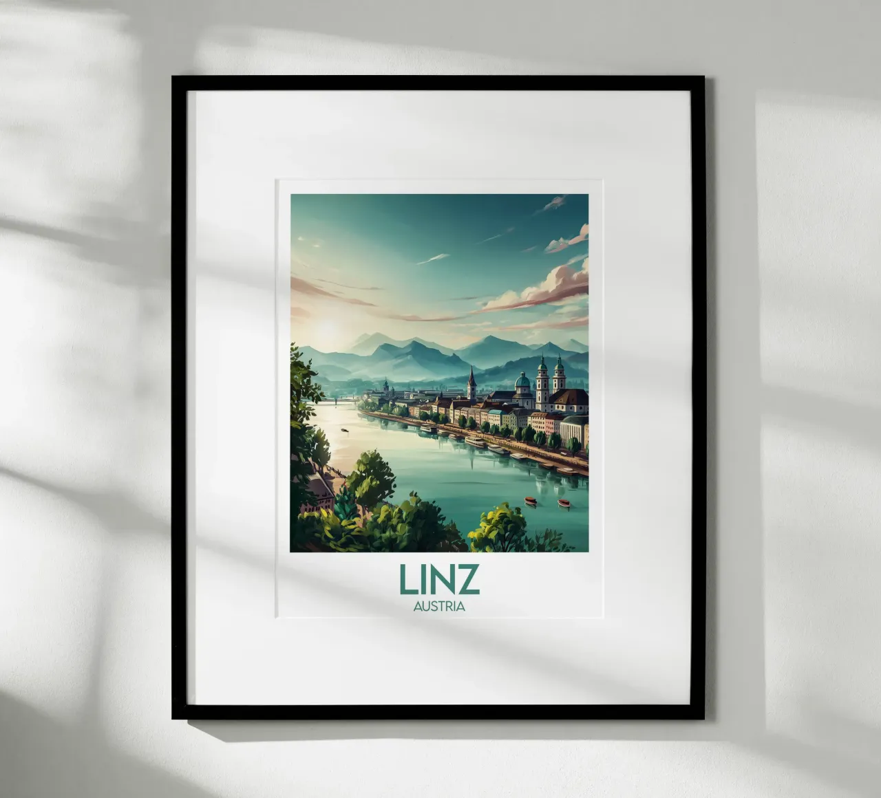 Affiche Linz poster da Frame the World
