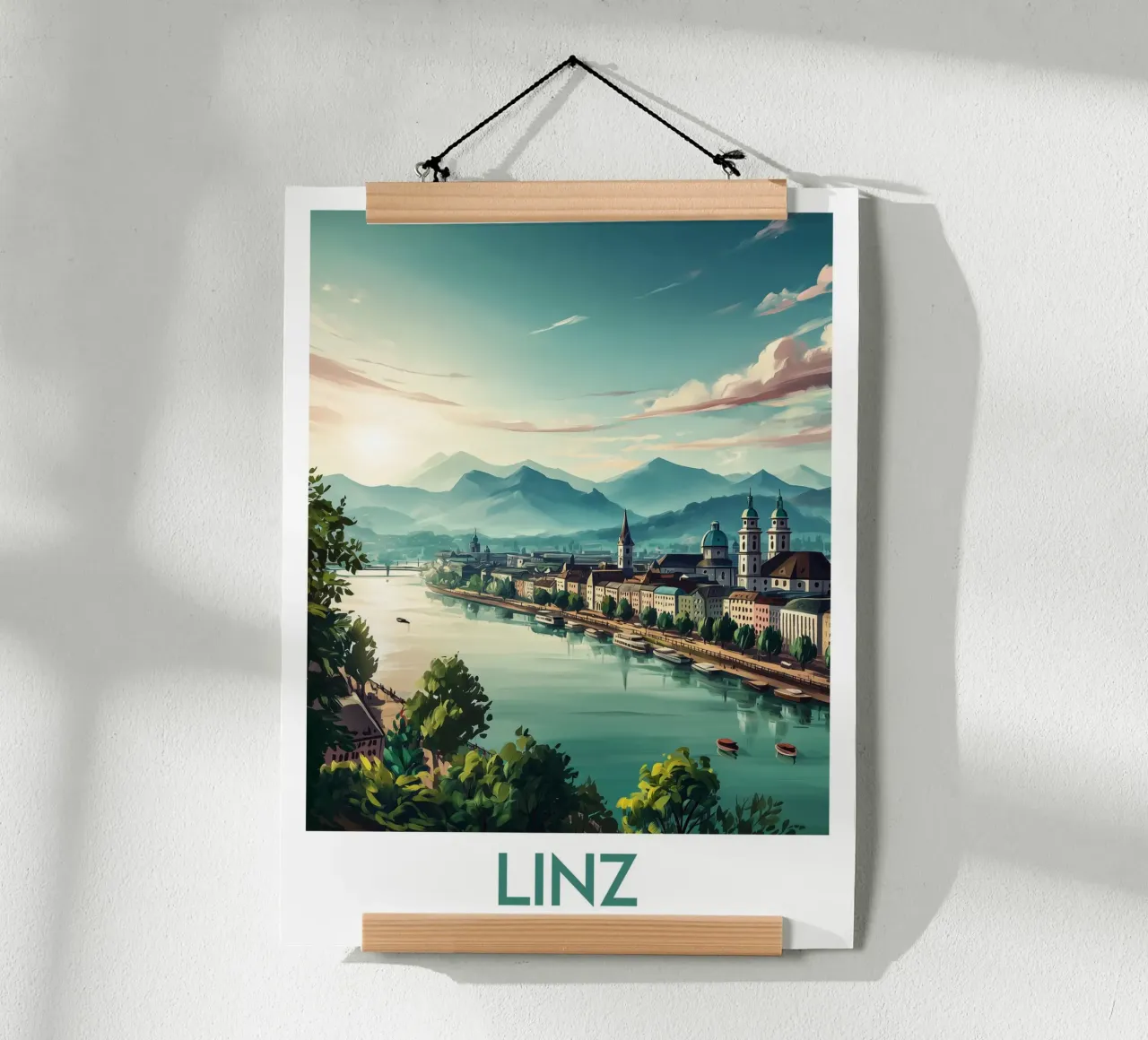 Affiche Linz poster da Frame the World