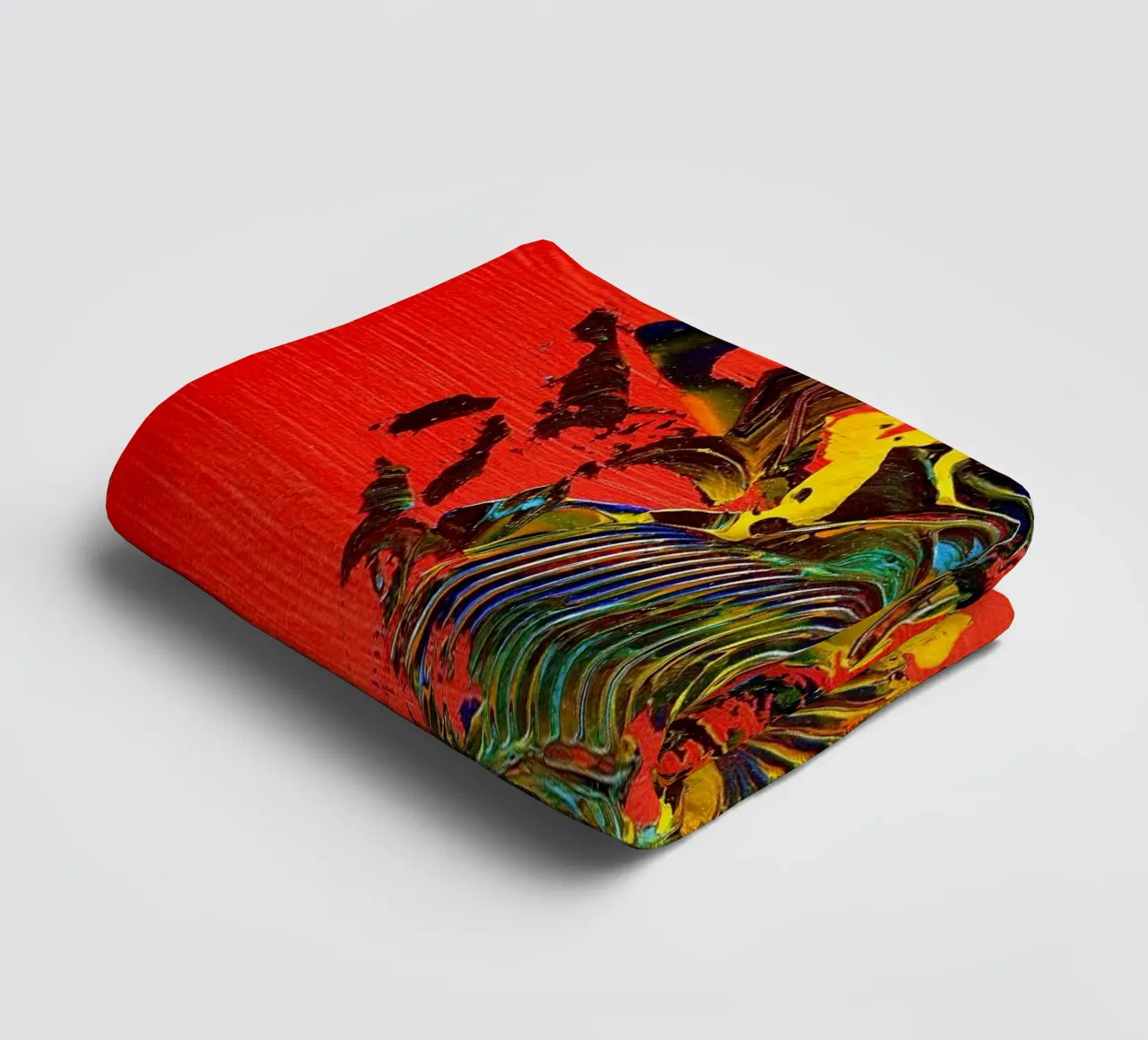 MESSAGE FROM THE HEART 12 asciugamano da bagno da Thierry Vobmann Abstract painting