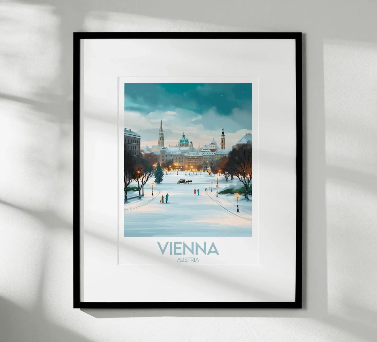 Affiche Vienne Poster von Frame the World