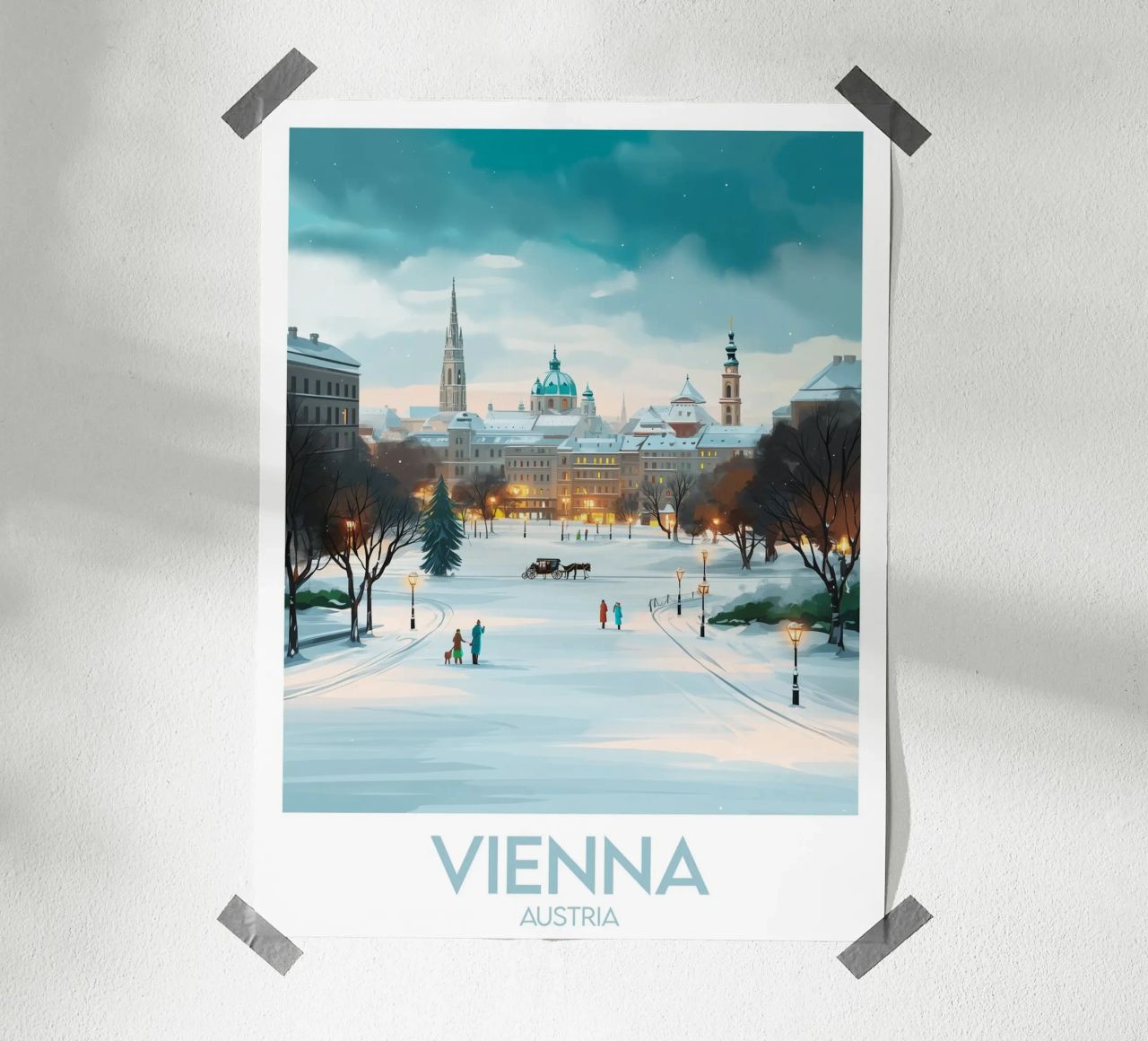 Affiche Vienne Poster von Frame the World